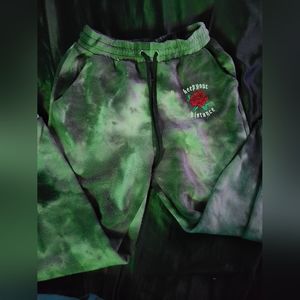 Tie dye rose sweatpants